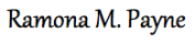 RamonaMPayne_Signature